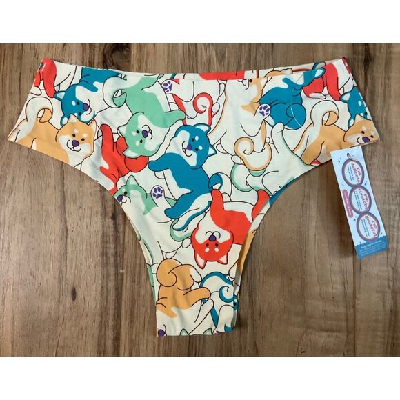 NWT Cheek Boss Corgi Cream Orange  Cheekie  pantie Size: XS - Picture 1 of 4